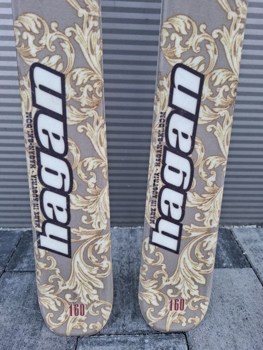 Narty skiturowe zestaw set używany Hagan Spirit 72 160 cm  Dynafit
