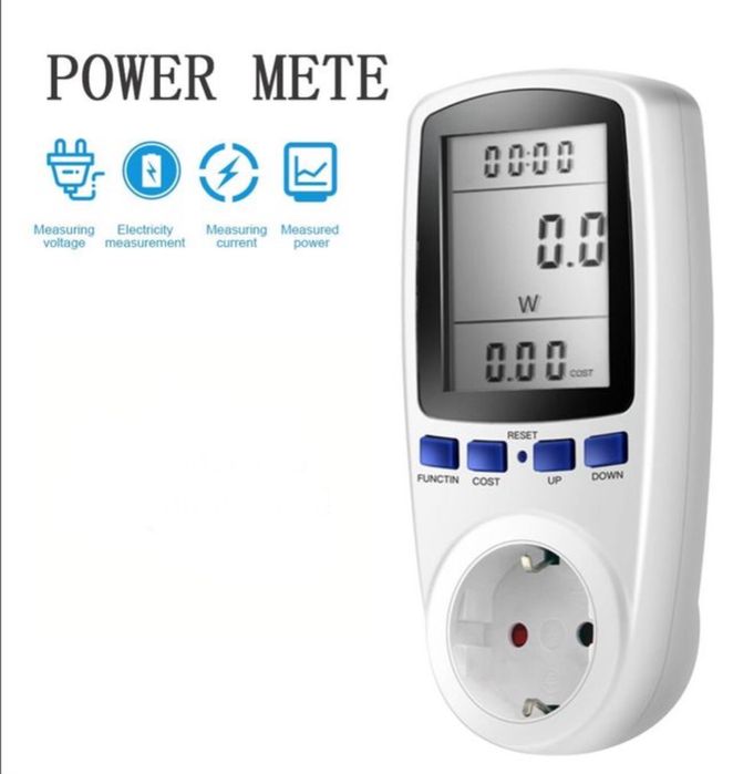 Tomada de monitorização de energia