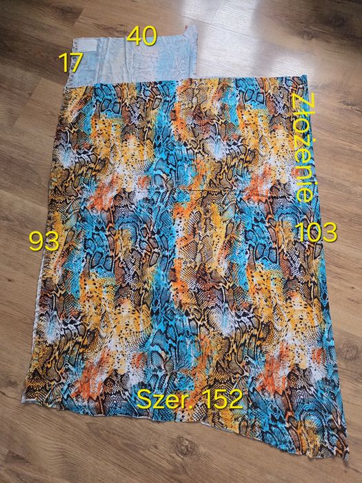 Kolorowa dzianina wiskoza 1m