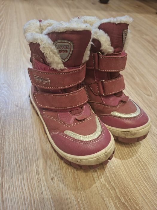 Buty zimowe dla dziewczynki rozmiar 27