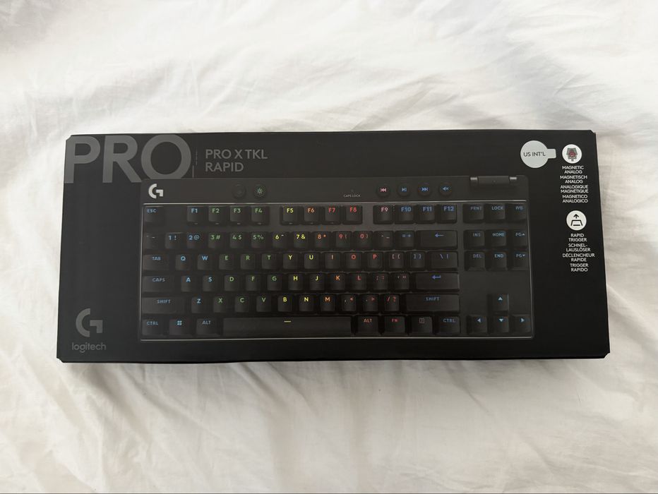 Logitech G PRO X TKL Rapid Czarna | Stan Idealny / Jak NOWA | Gwarancja Media Expert