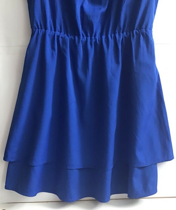 H&M Elegancka Letnia niebieska sukienka damska rozm 38 40 ML