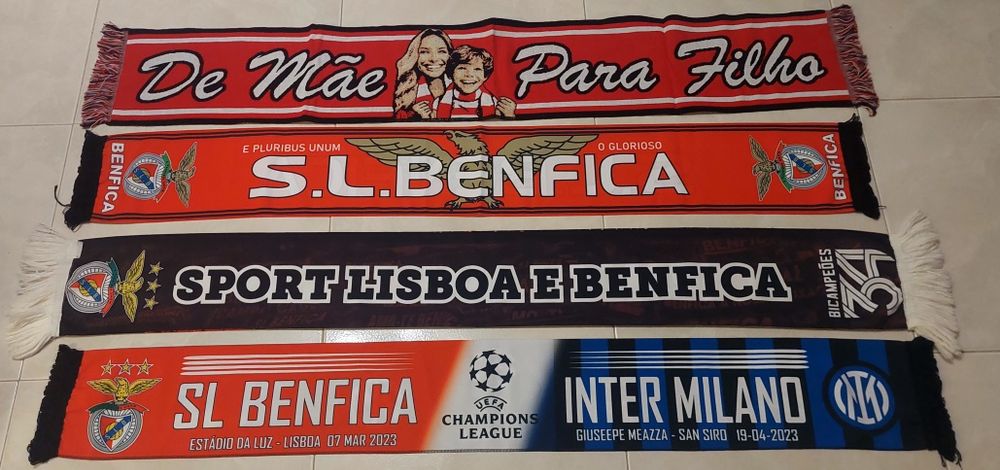 4 scarf ,echarpes do Benfica