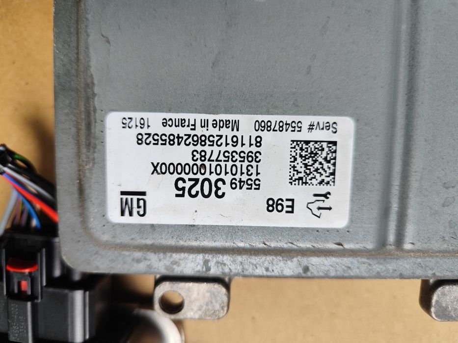 Sterownik komputer moduł sensor air bag taśma zwijak opel astra k 5 v