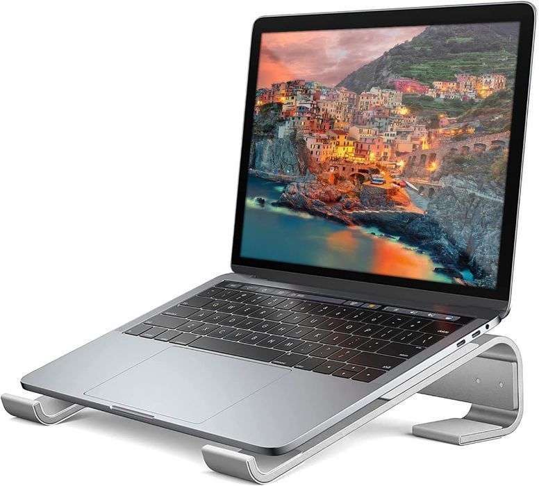 Podstawka pod laptop 10 - 17" ART P22 aluminiowa mocna srebrna
