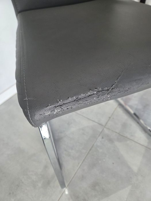 Stół biały połysk plus 6 krzeseł