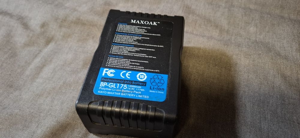 Bateria v-mount v-lock maxoak 177