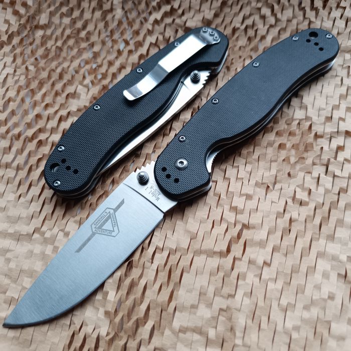 Складний ніж Ontario RAT 1 колір рукояті чорний