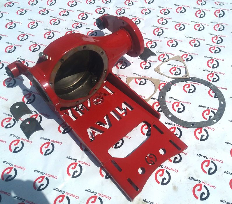 Стальной корпус редуктора переднего моста СРПМ НИВА  RealSteel