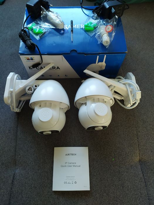 2 IP kamery Auktech Wi-Fi WLAN