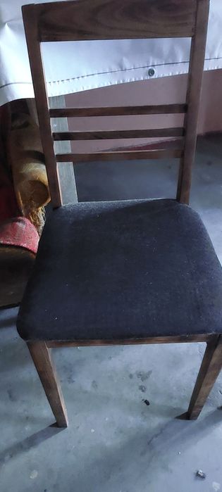 5 krzeseł krzesło taboret retro do tapicerki drewno w super stanie