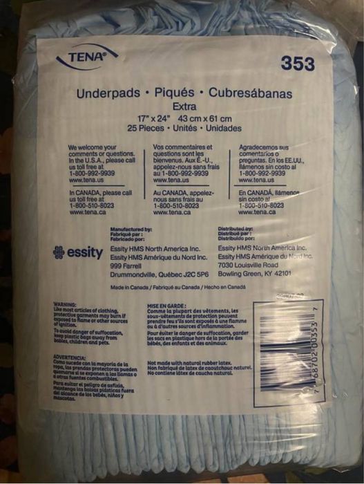 Пелюшки памперсні