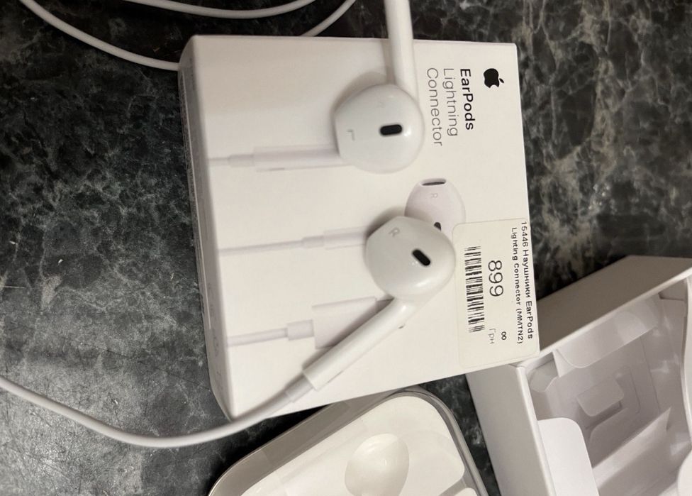 Earpods lightning лайтнинг наушники проводные оригинал Apple