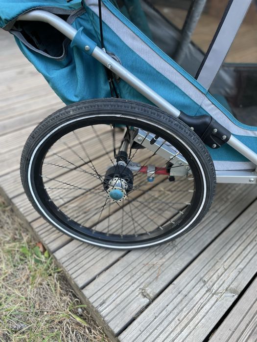 Queridoo Speedkid Przyczepka rowerowa Wózek blizniaki