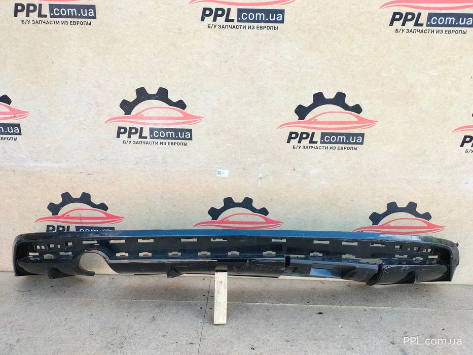 Audi A1 S-Line 14-18 Спойлер накладка обвес губа бампера заднего