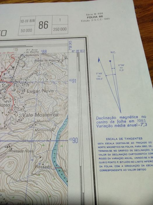Carta Militar, folha 86
