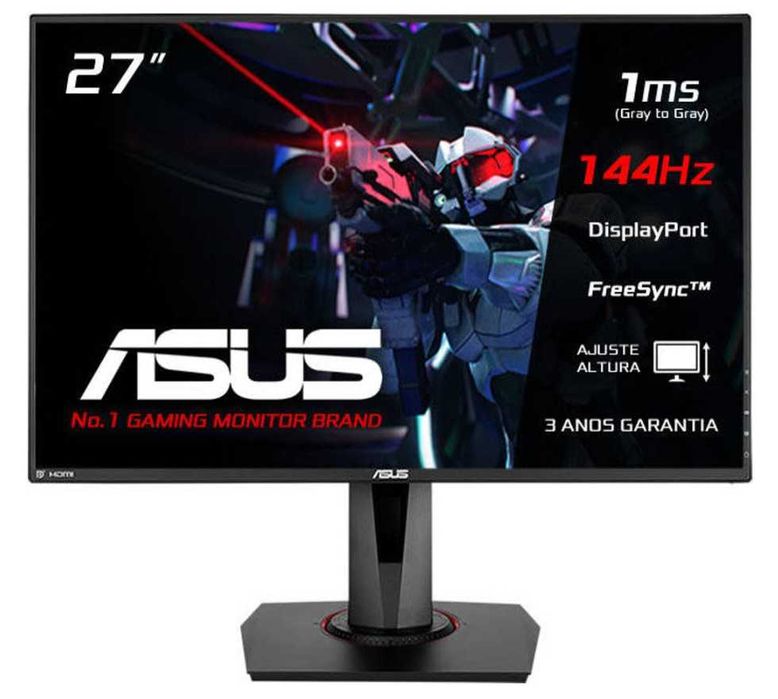 Monitor Gaming ASUS VG278Q (27'' - 1 ms - 144 Hz - NVIDIA G-Sync e AMD FreeSync)