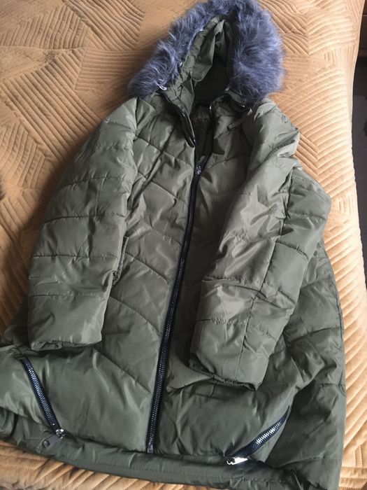 Zimowa kurtka zielona 2XL