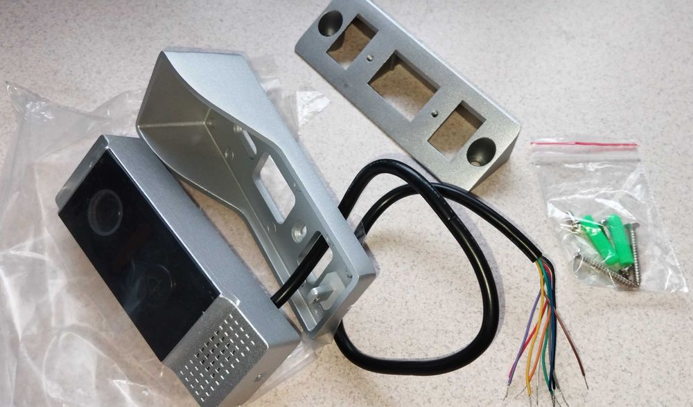 Новая Вызывная панель видео домофона 720P (обзор 110°) +уголки панелей