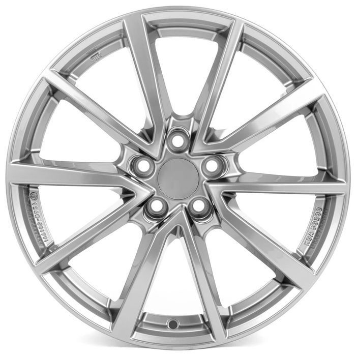 Pasuje do Seat Felgi 17" Ibiza Arona Leon Toledo Srebrny Połysk