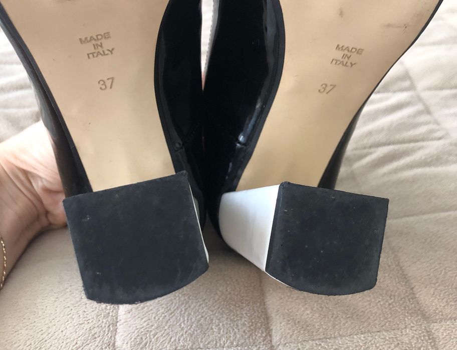 Туфлі чорно-білі, Італія, розмір 37