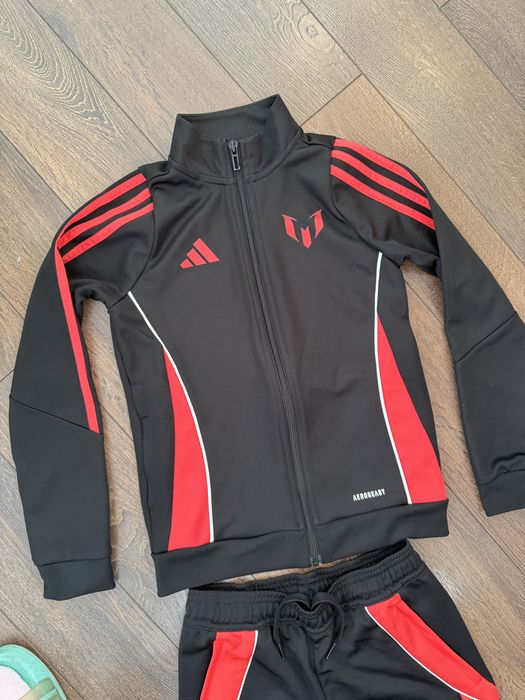Dzieciecy dres pilkarski Messi Adidas, 140