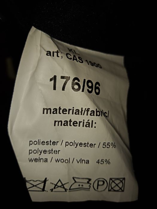 Smoking Villaro spodnie koszula do ślubu rozmiar L