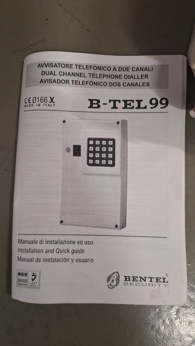Bentel B-TEL99 – Avisador Telefónico de Alarme (2 canais) – Novo na Caixa