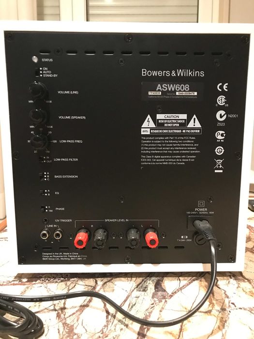 Bowers & Wilkins SubWoofer ASW608