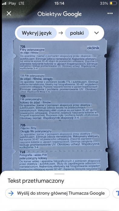 Hama PL circular M52 (XXII) 72552  filtr polaryzacyjny