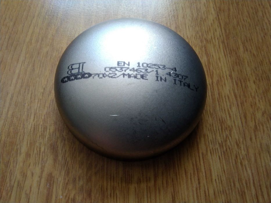 Zaślepka, dennica ze stali nierdzewnej