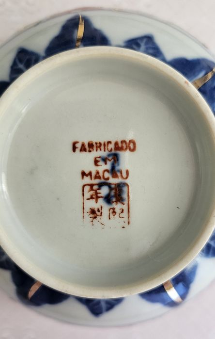 Taça de porcelana chinesa