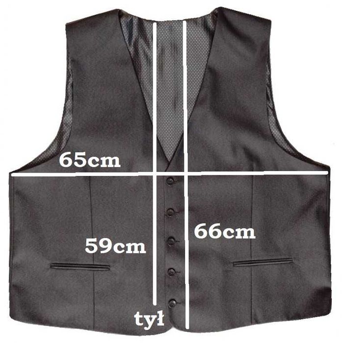 *_* GARNITUR męski szary stalowy wzrost ok. 180cm