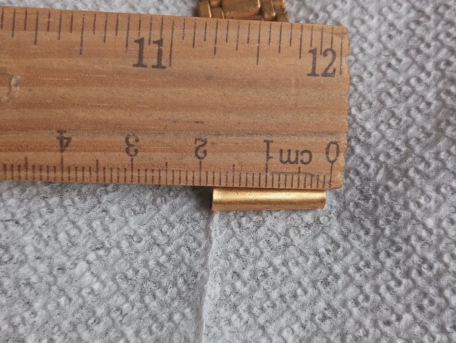 Браслет для часов мужской позолоченный AU СССР