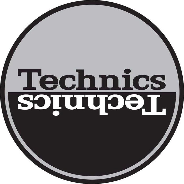 Technics lustrzana mata srebrna/czarna nowa slipmata na gramofon