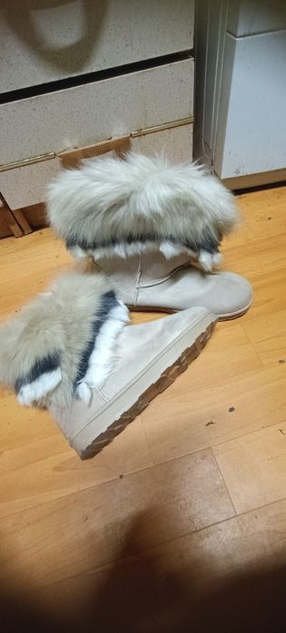 Buty zimowe z futerkiem