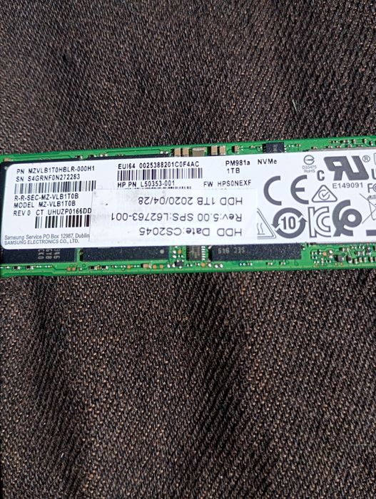 samsung pm981a - купити комплектуючі для ПК - Ціна на OLX.ua
