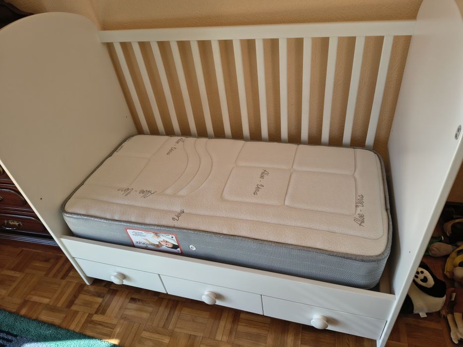 Berço/Cama Branco Ikea