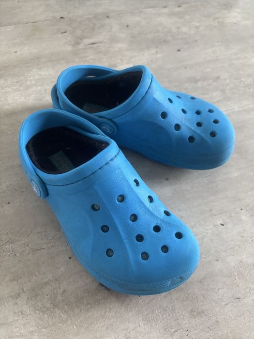 Crocsy ocieplane rozmiar 12c13 niebieskie