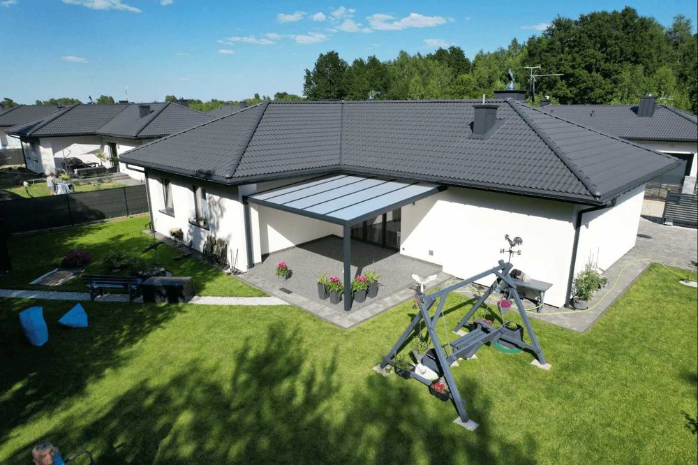 Zabudowa tarasów, balkonów, pergole aluminiowe, zadaszenia | GD