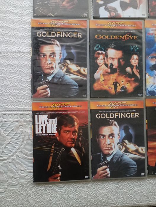 Kolekcja filmów dvd James Bond