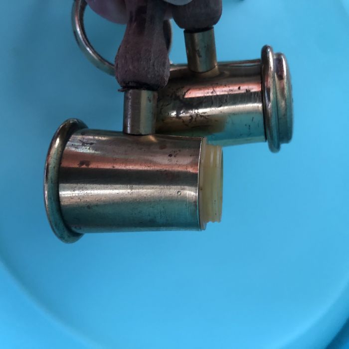 Набір сіль перець вінтаж зубочистка латунь