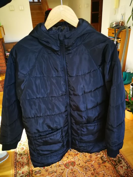 Kurtka dziecięca czarna Sinsay wzrost 146