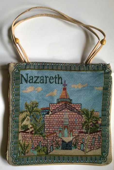 Torba na ramię siatka na zakupy BOHO TOTE Nazaret Ziemia Święta 35cm