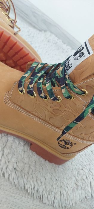 Buty zimowe timberland x bape
