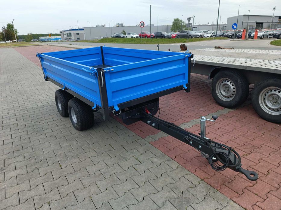 Nowa Przyczepa Rolnicza 4FARMER 2,5T, Kiprowanie 3 Strony Dostawa Raty