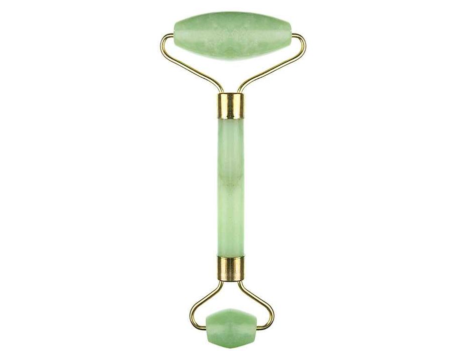 Masażer do TWARZY Z JADEITU Roller JADEITOWY WAŁEK Kamień Młodości