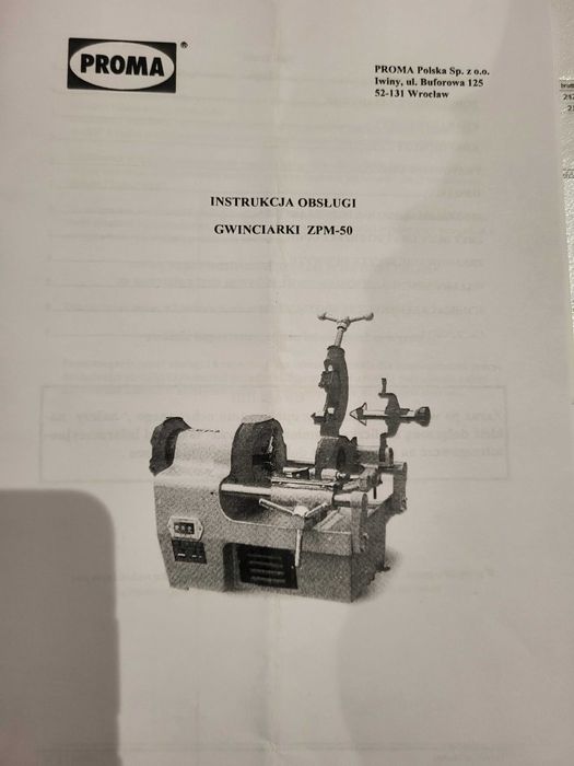 Gwintownica Proma ZPM - 50