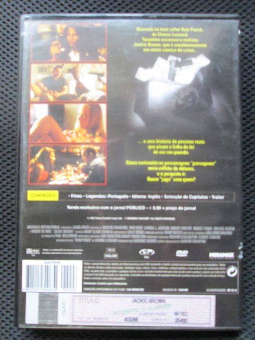 DVD Jackie Brown, Quentin Tarantino, Robert De Niro, Robert Forster