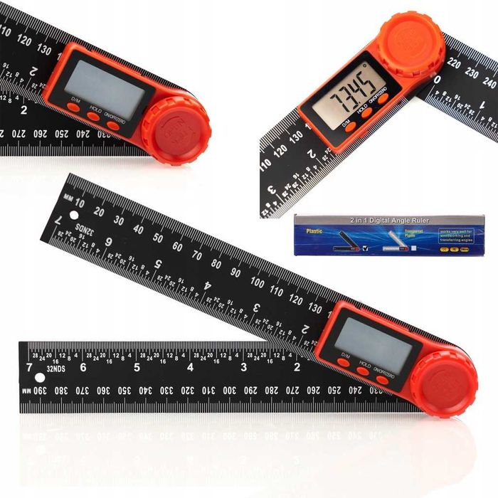 Kątomierz cyfrowy z wyświetlaczem 200mm SPP310